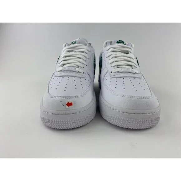 Nike Air Force 1 Low 07 Green Paisley Women's 11.5 / Men's 10 Sneakers B-Grade - Picture 8 of 12